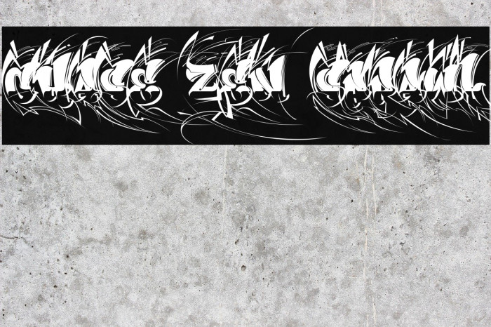 CHASE ZEN SPRAWL Font examples