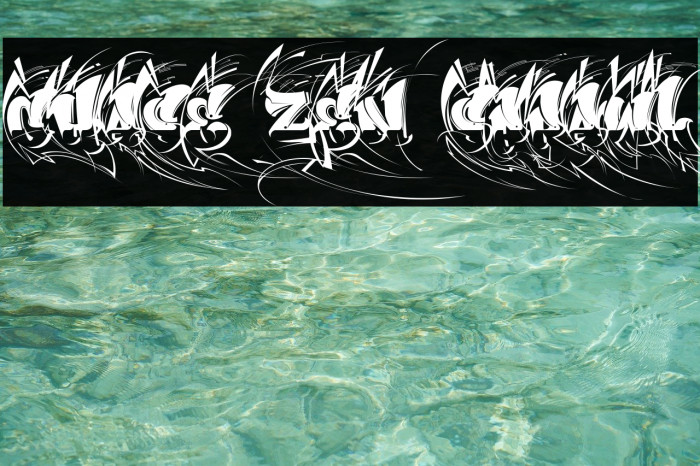 CHASE ZEN SPRAWL Font examples