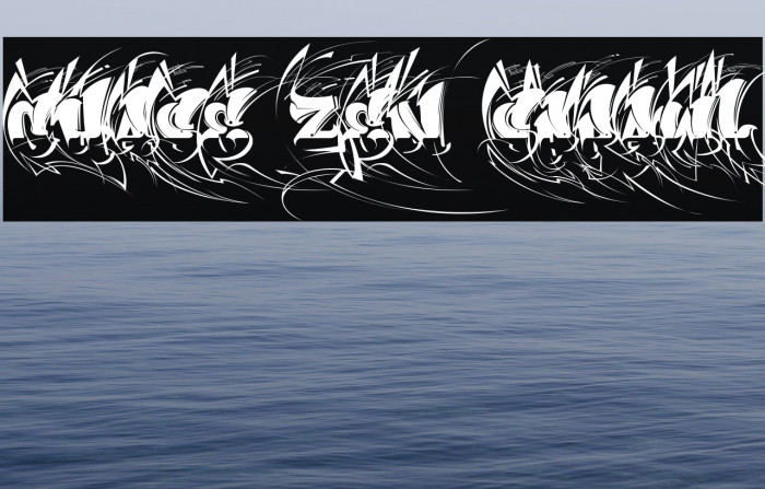 CHASE ZEN SPRAWL Font examples