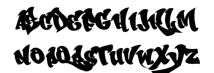 CHASE ZEN SPRAWL Font LOWERCASE