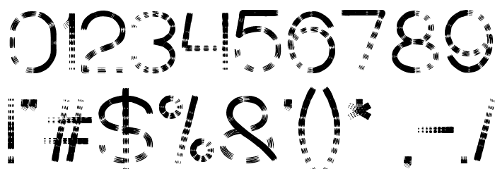 CHASING TAIL Font OTHER CHARS