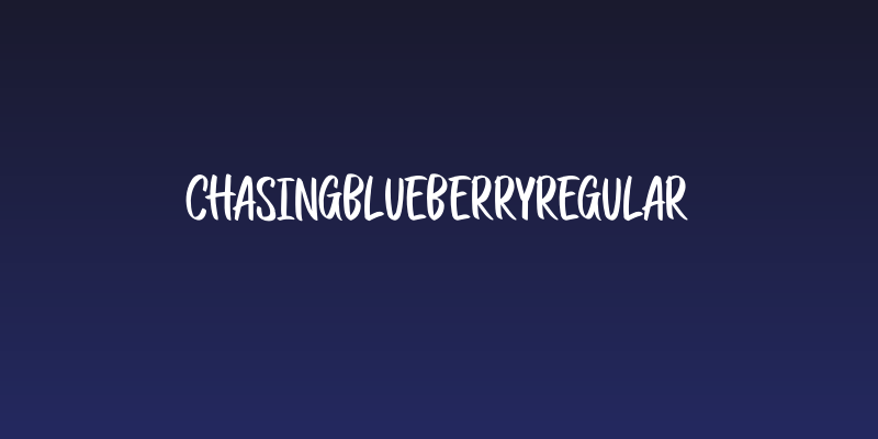 CHASINGBLUEBERRYRegular Social Header