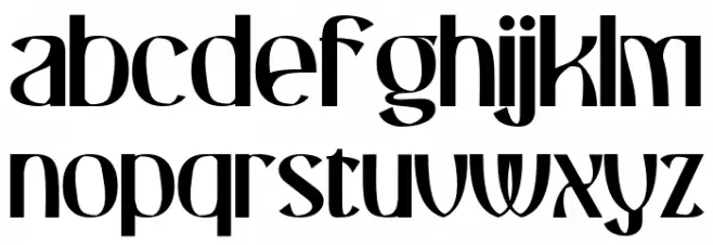 CHASLOW-Regular Schriftart Kleinbuchstaben