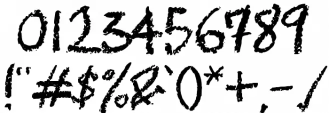 CHAWP Font OTHER CHARS