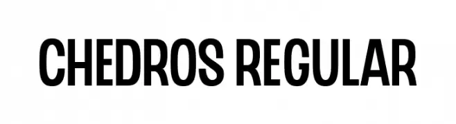 CHEDROS Regular  Fuentes Gratis Descargar