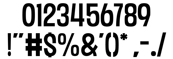 CHEDROS Regular Font OTHER CHARS