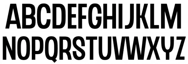 CHEDROS Regular 字体 大写