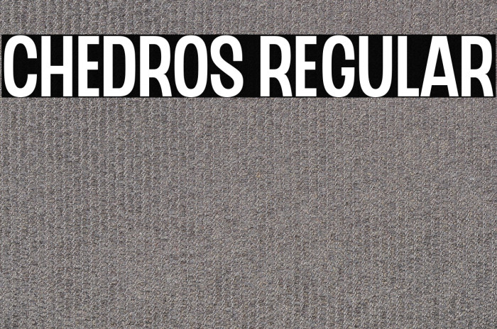 CHEDROS Regular Example 1