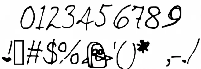 CHEEKINSo Font OTHER CHARS