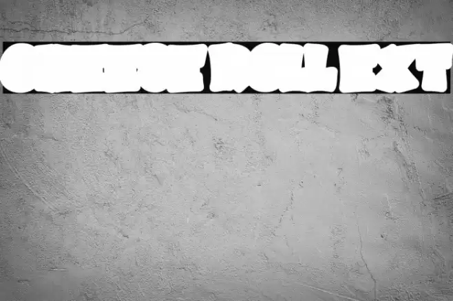 CHEESE ROLL EXT Font examples