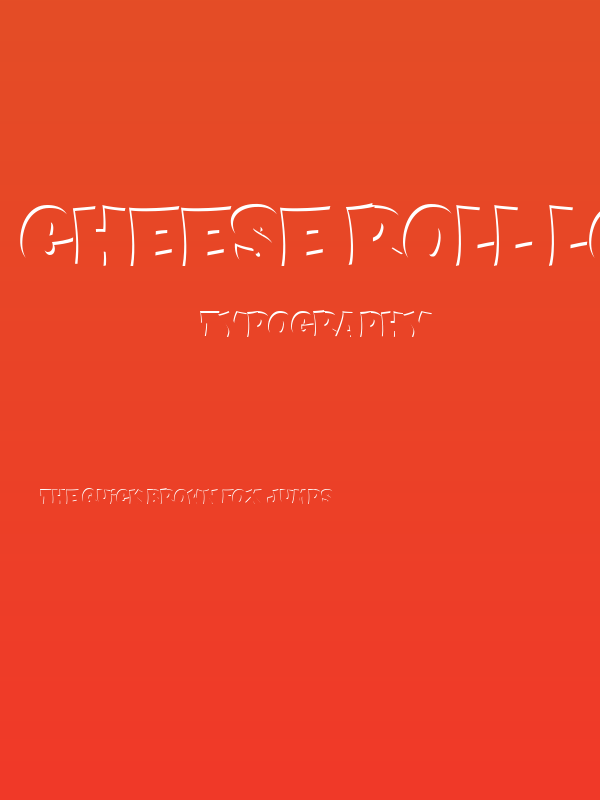CHEESE ROLL LGT Poster