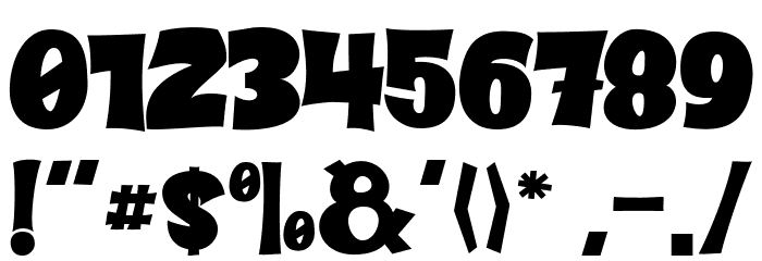 CHEESE ROLL Font OTHER CHARS