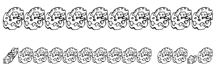 CHEESE Font OTHER CHARS
