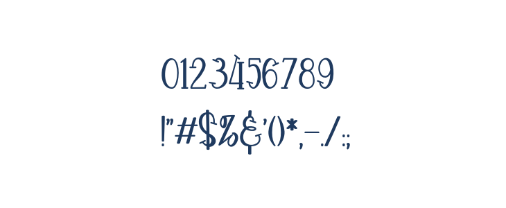 CHEKIDOT-Regular Other Characters