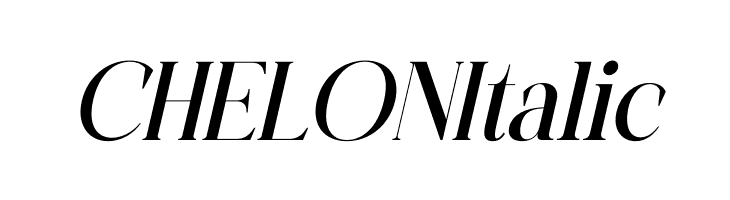 CHELON Italic  font caratteri gratis