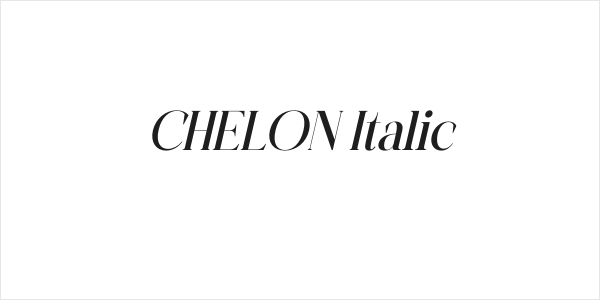 CHELON Italic Logo