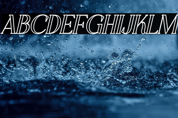 CHELON OUTLINE Italic Example 3