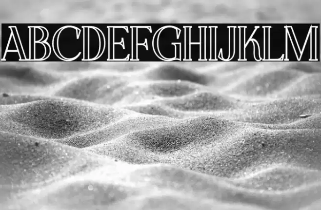 CHELON OUTLINE Font examples