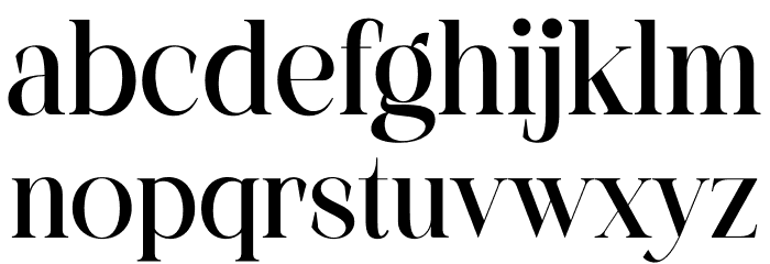 CHELON Font LOWERCASE