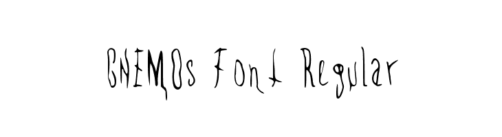 CHEMOs Font Regular  नि: शुल्क फ़ॉन्ट्स डाउनलोड