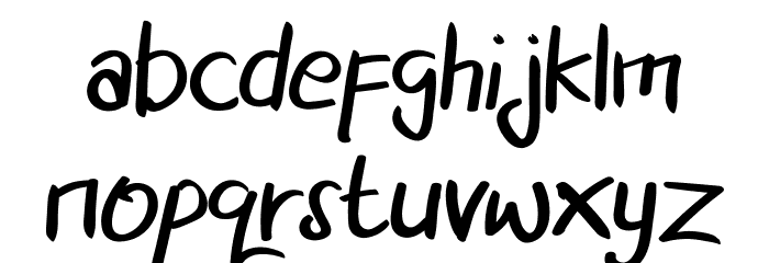 CHERRY BLOSSOM Font LOWERCASE