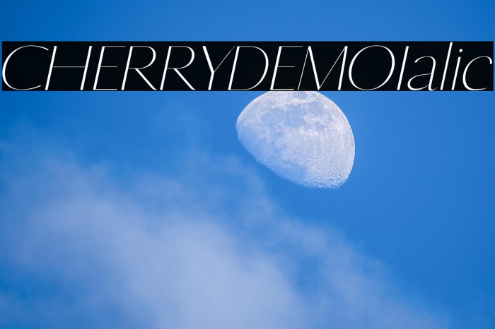 CHERRY DEMO Italic Example 2