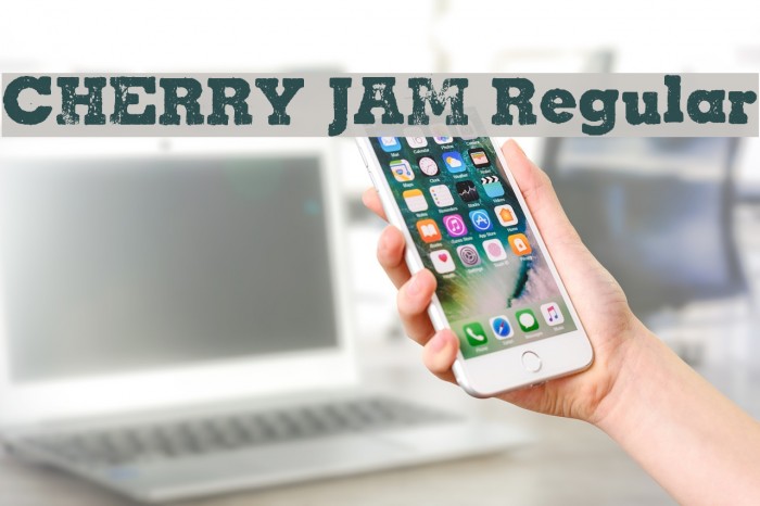 CHERRY JAM Regular Font examples
