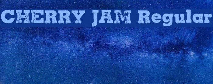 CHERRY JAM Regular Font examples