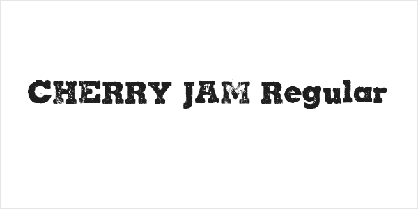 CHERRY JAM Regular Logo