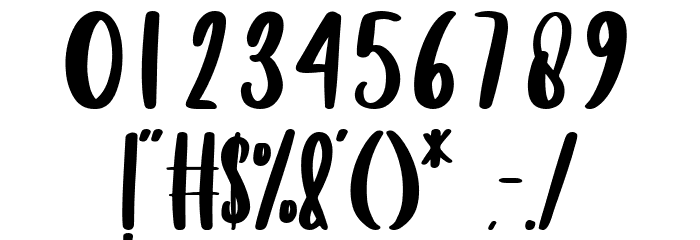 CHERRY LIME Font OTHER CHARS
