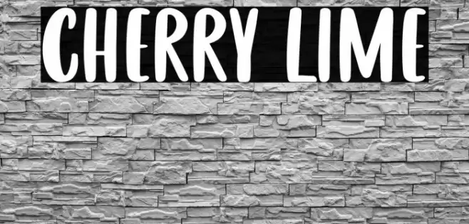 CHERRY LIME Fuentes examples