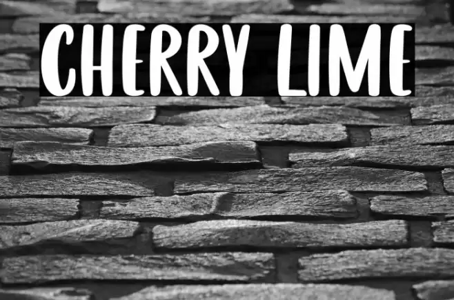 CHERRY LIME Fuentes examples