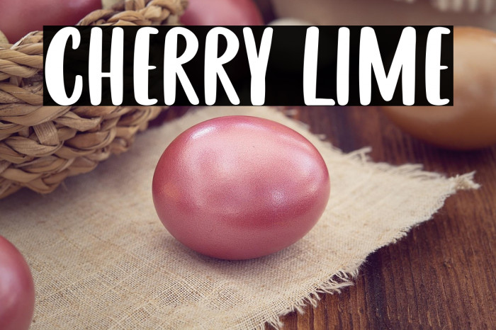 CHERRY LIME Example 3