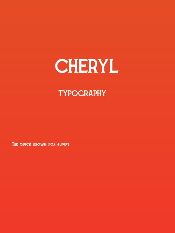 CHERYL Poster