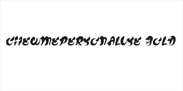 CHEWMEPERSONALUSE-BOLD Logo