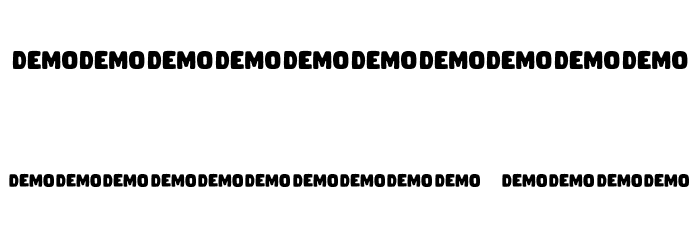 CHIBOLDdemo Font OTHER CHARS