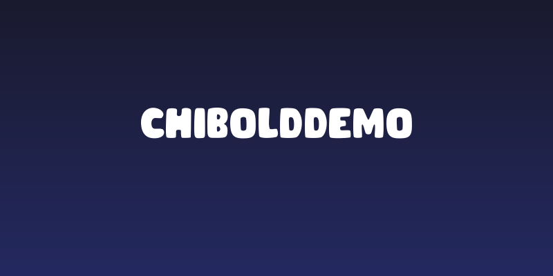 CHIBOLDdemo Social Header