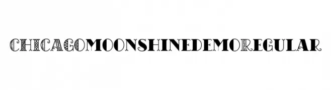 CHICAGO moonshine demo Regular  Fuentes Gratis Descargar
