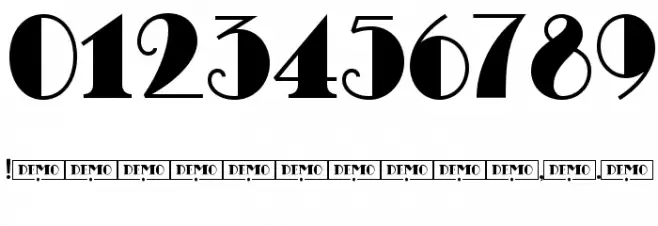 CHICAGO moonshine demo Regular Font OTHER CHARS