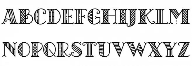 CHICAGO moonshine demo Regular Schriftart Groß