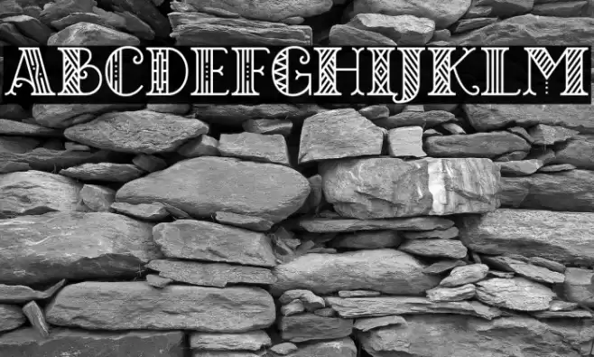 CHICAGO moonshine demo Regular Font examples