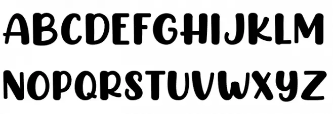 CHICKEN Pie Schriftart Groß