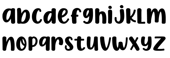 CHICKEN Pie Font LOWERCASE