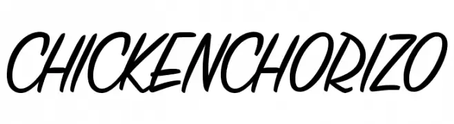 CHICKENCHORIZO  font caratteri gratis