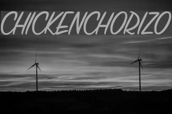 CHICKENCHORIZO Font examples