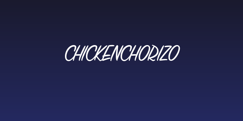 CHICKENCHORIZO Social Header