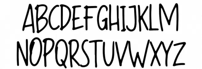 CHILDREN BOOK KIDS Schriftart Groß