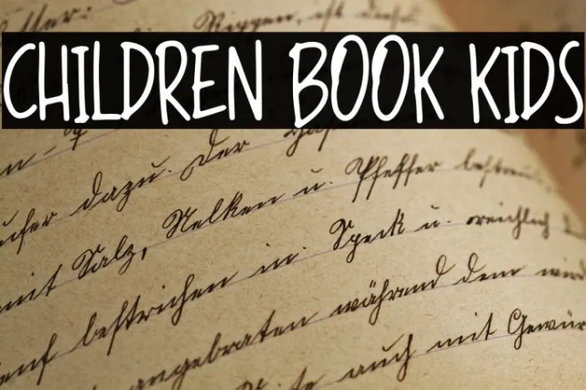 CHILDREN BOOK KIDS Example 1