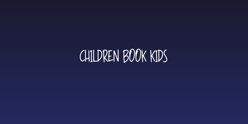CHILDREN BOOK KIDS Social Header