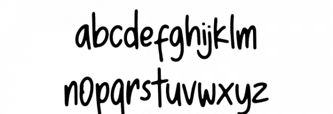 CHILDREN BOOK KIDS Font LOWERCASE